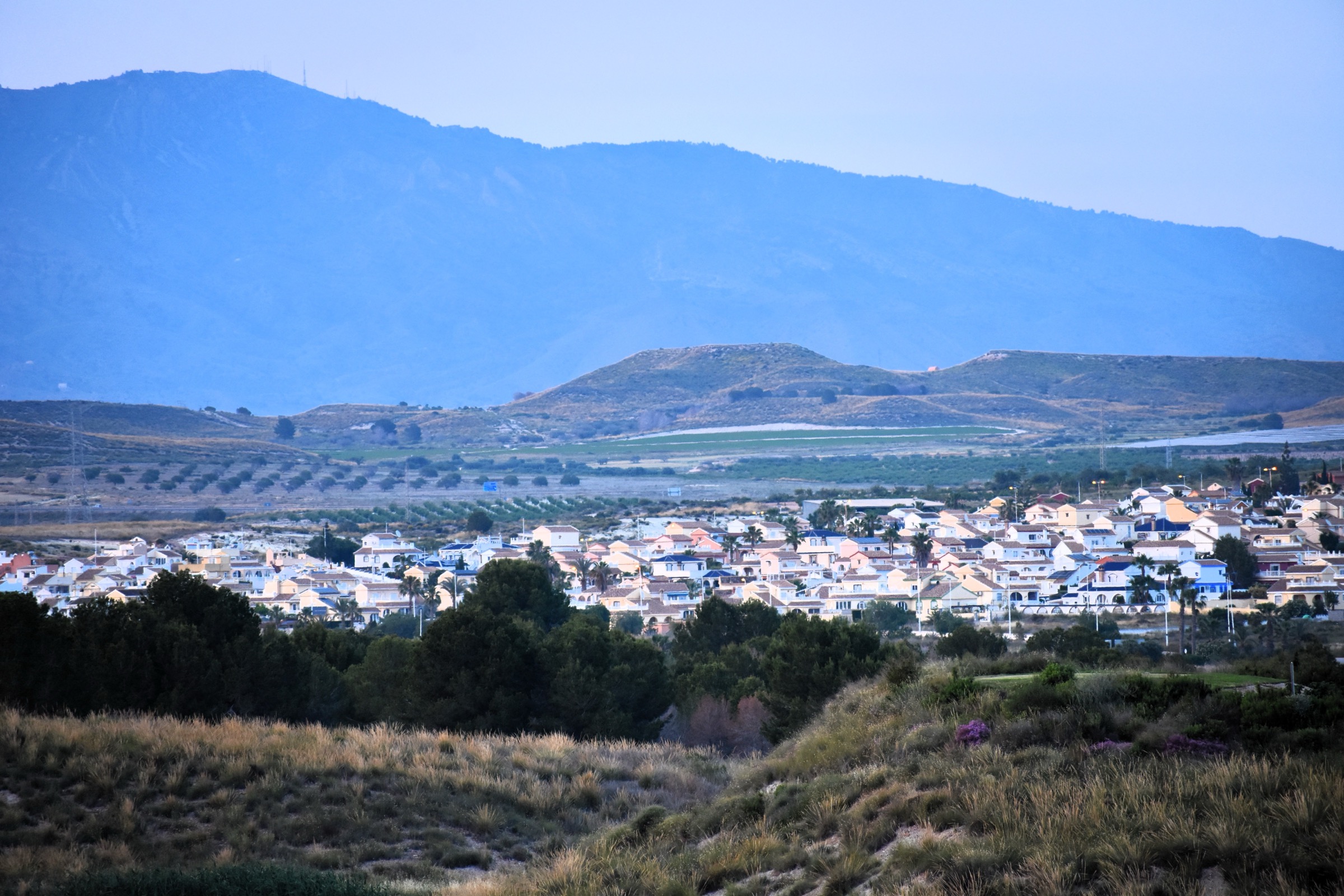 Sector B of Camposol with the Algarrobo mountains behind