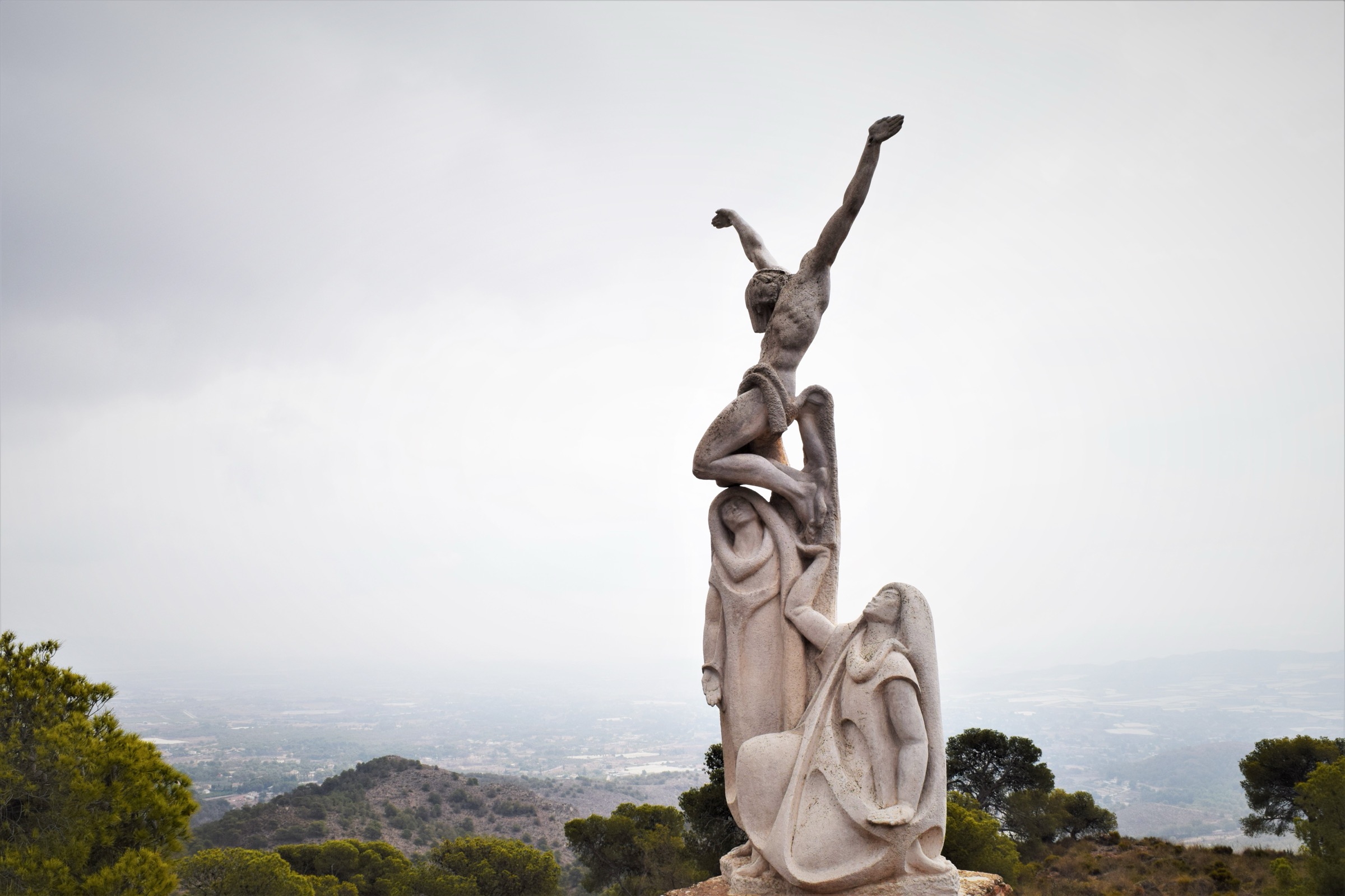 Via Crucis sculpture at La Santa de Totana, Sierra Espuña
