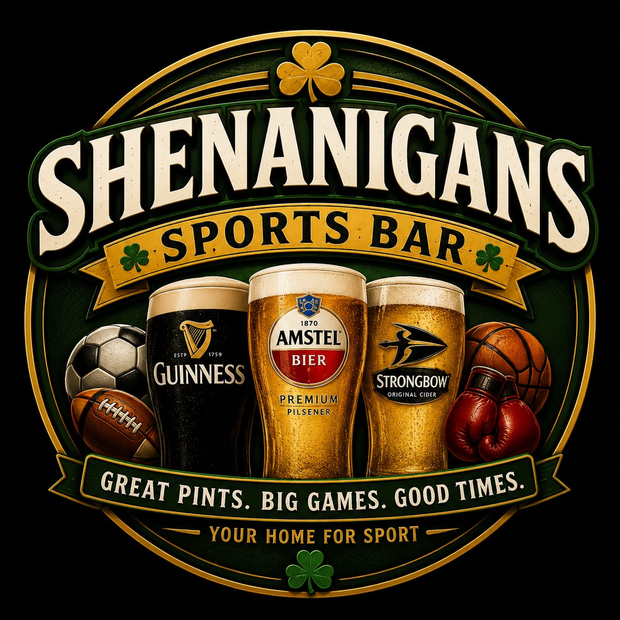 Shenanigans Sports Bar logo