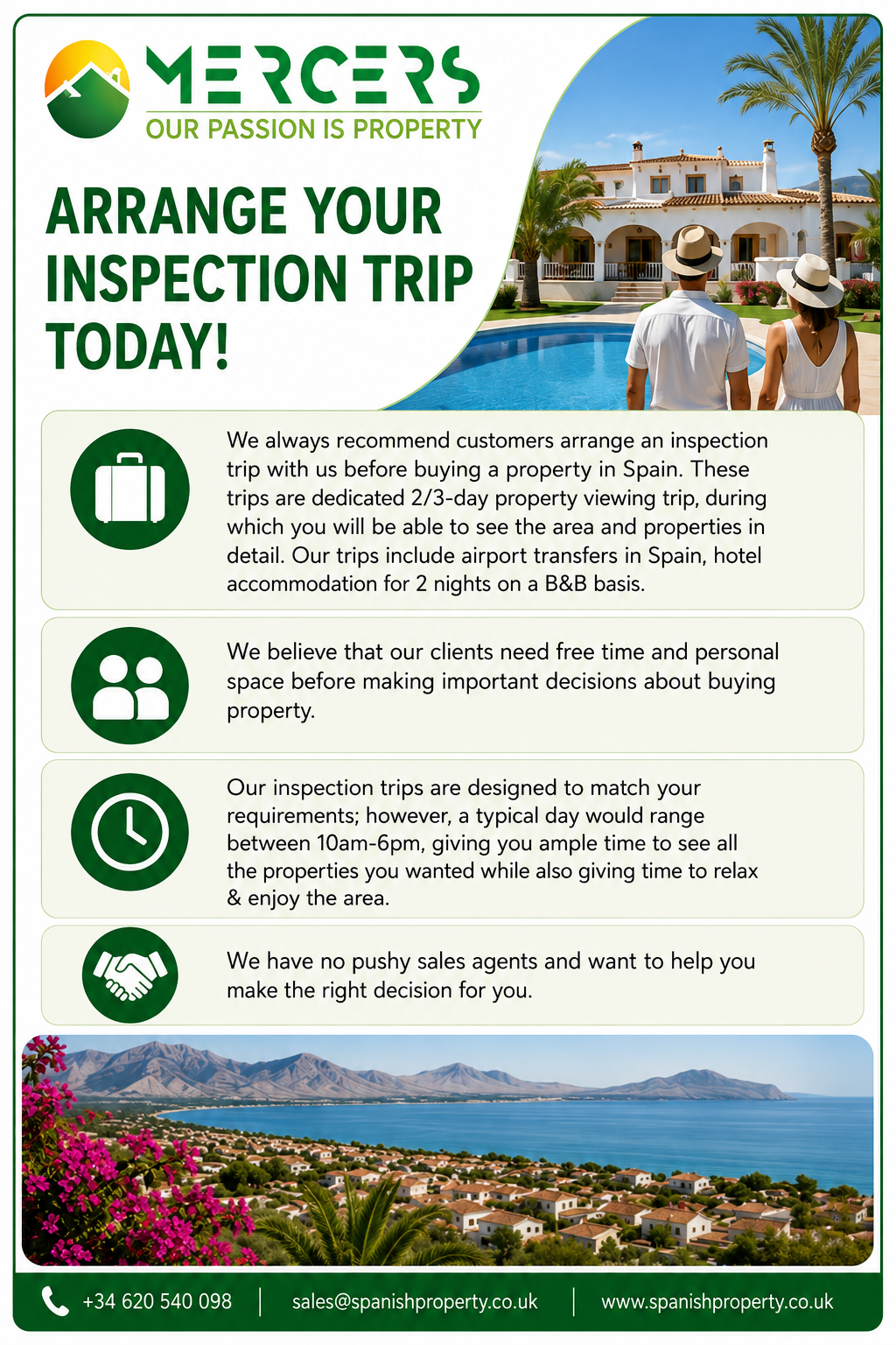 Arrange Your Inspection Trip