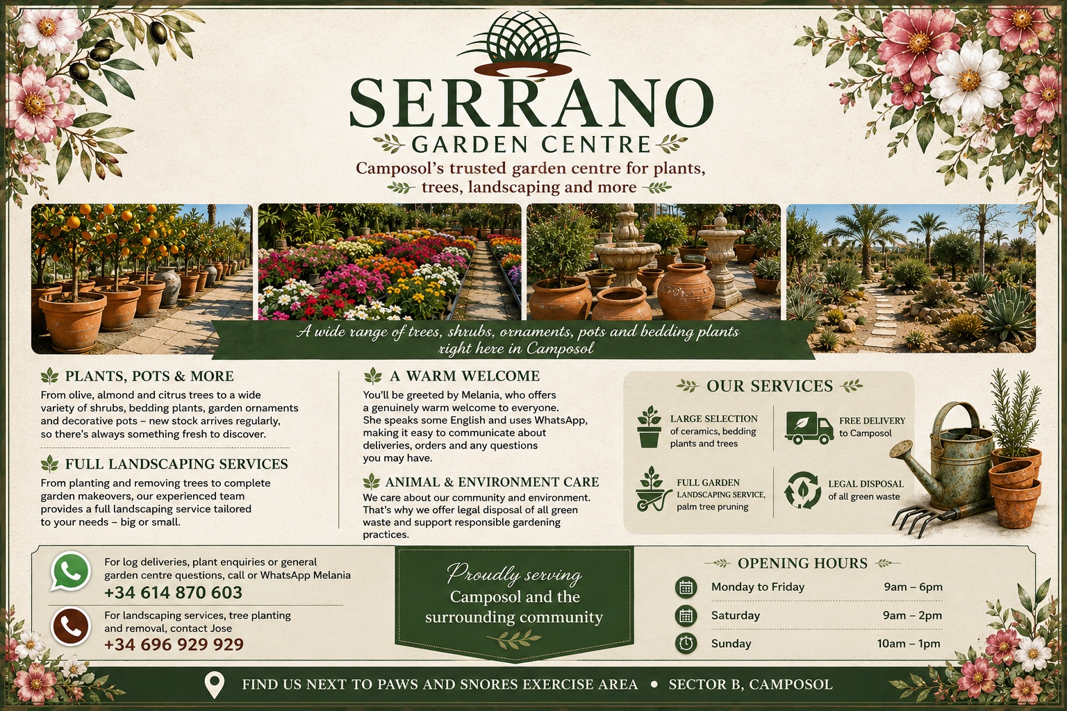 Serrano Garden Centre logo