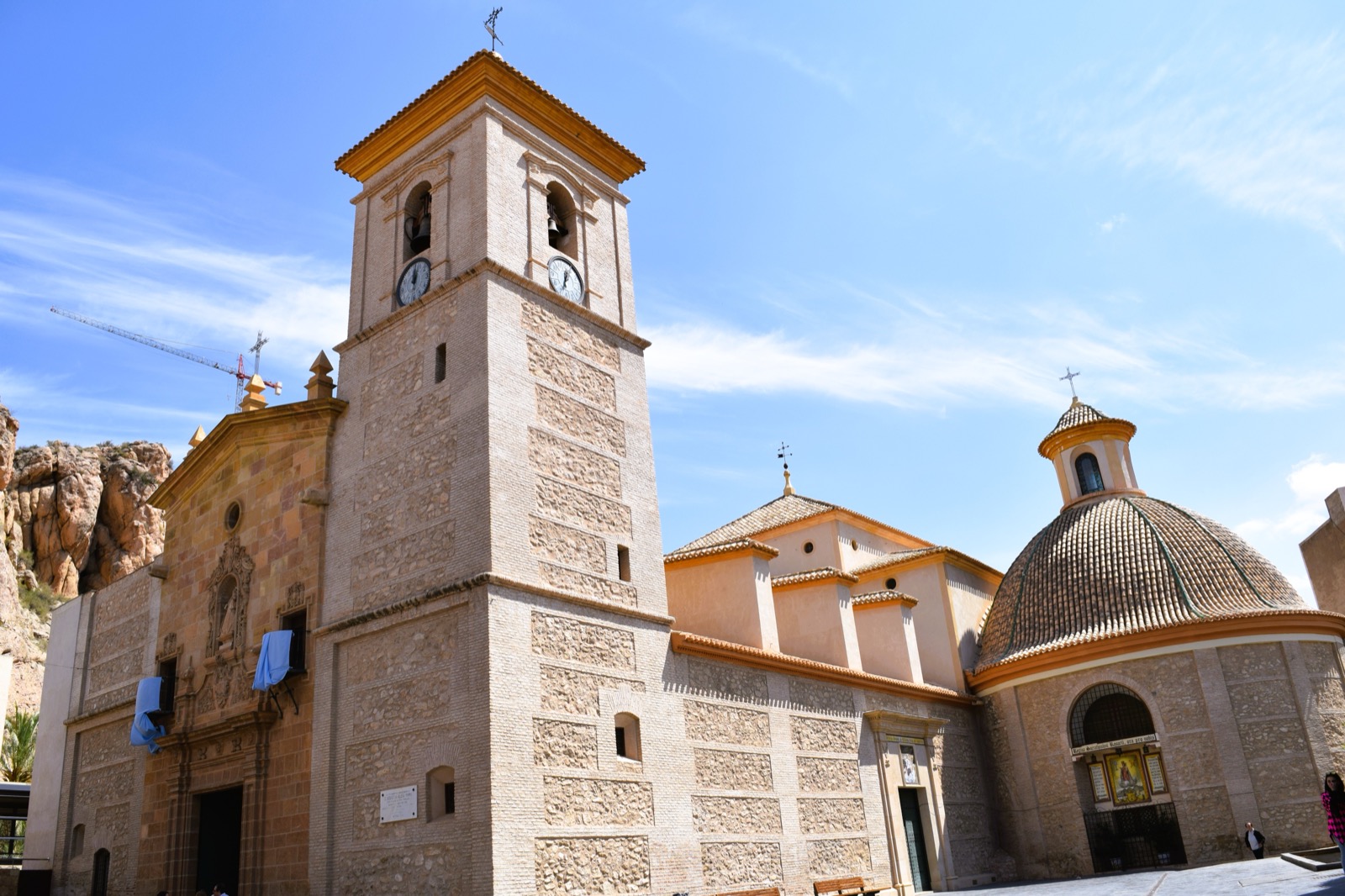 The parish church of Alhama de Murcia