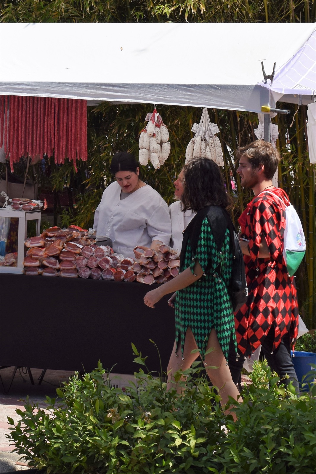 A festival market stall at the Fiestas de Los Mayos, Alhama de Murcia
