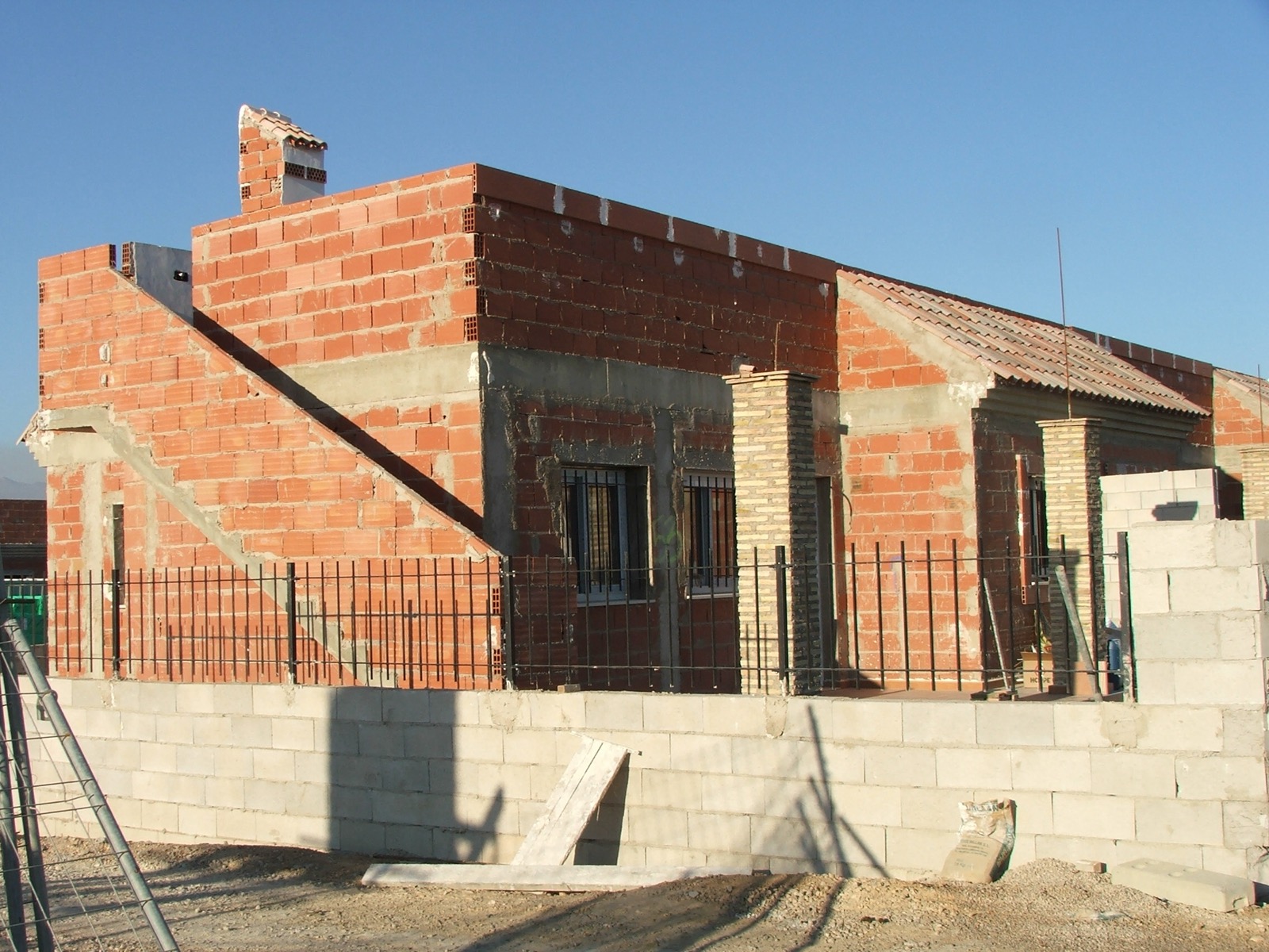 Sector D area 25 (D25), Camposol, under construction January 2007