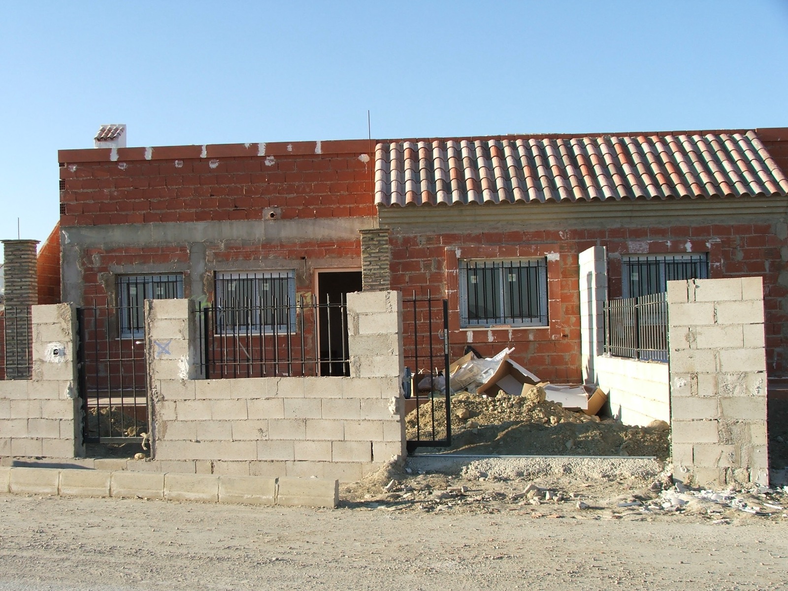 Sector D area 25 (D25), Camposol, under construction January 2007