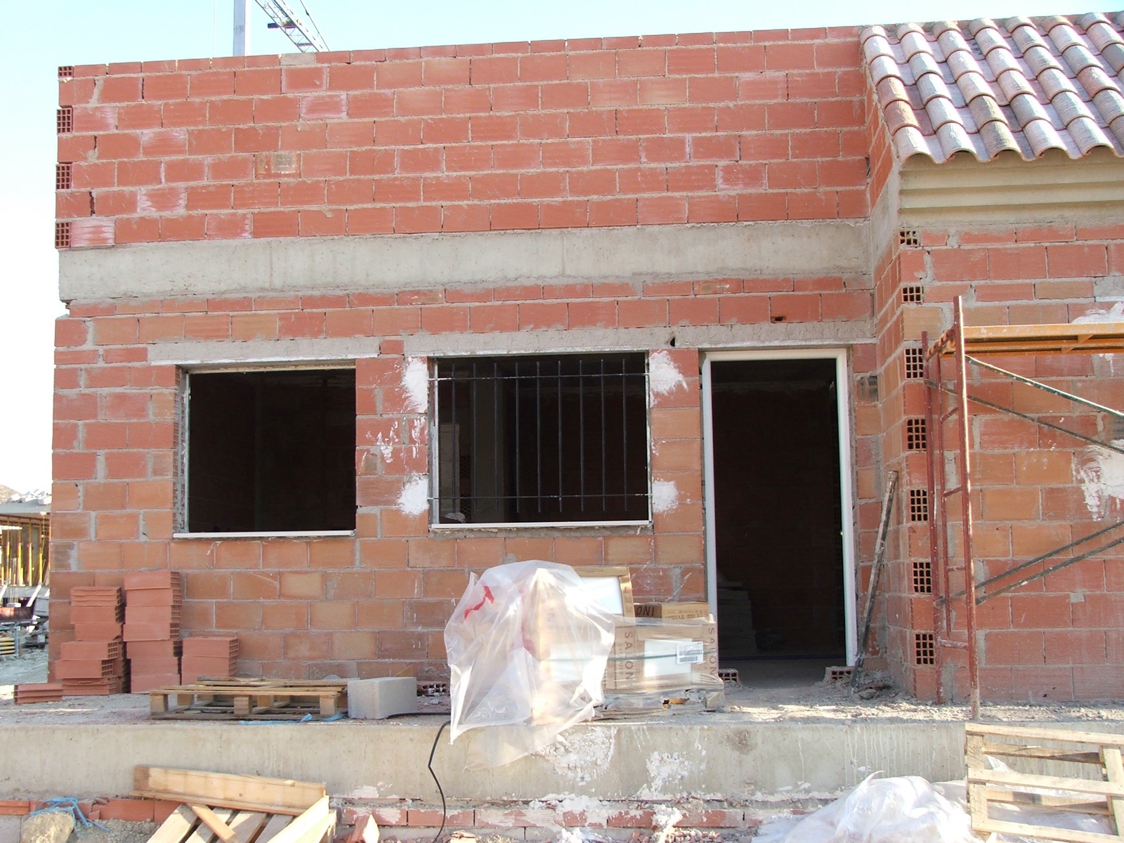 Sector D area 25 (D25), Camposol, under construction January 2007