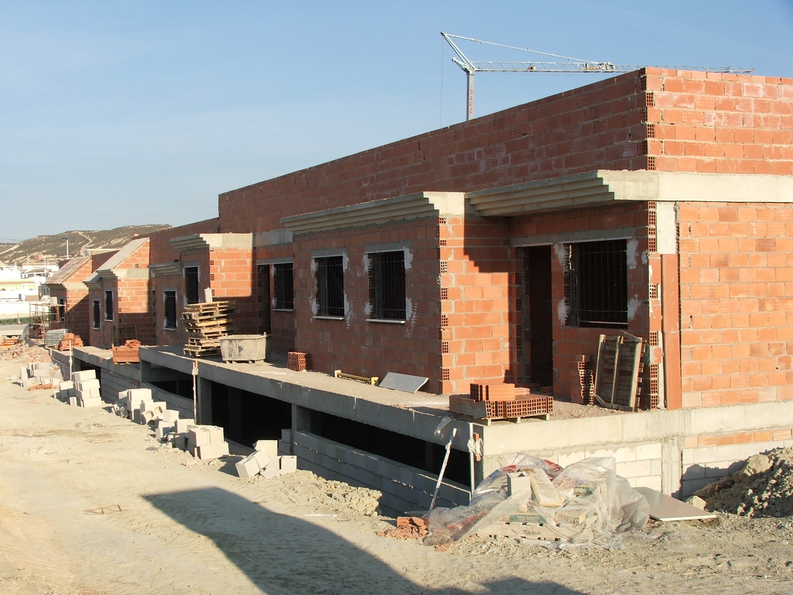 Sector D area 25 (D25), Camposol, under construction January 2007