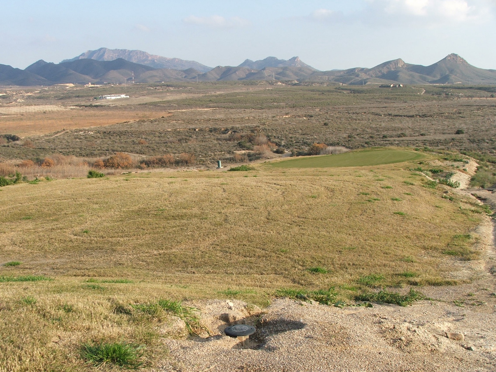 An early green taking shape, Camposol golf course under construction, January 2006