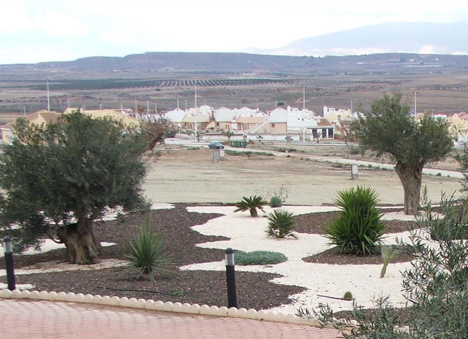 The clubhouse gardens, Camposol golf course under construction, January 2006