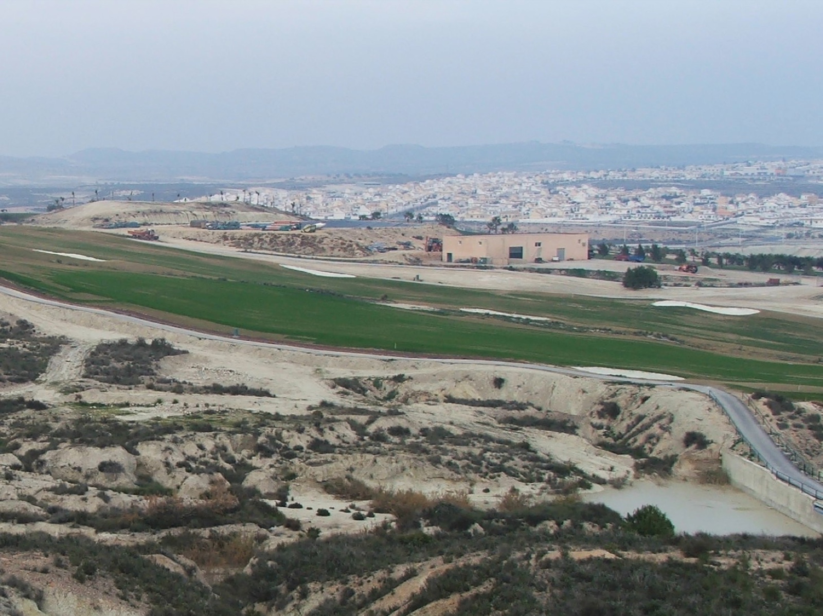 Camposol golf course under construction, 2007