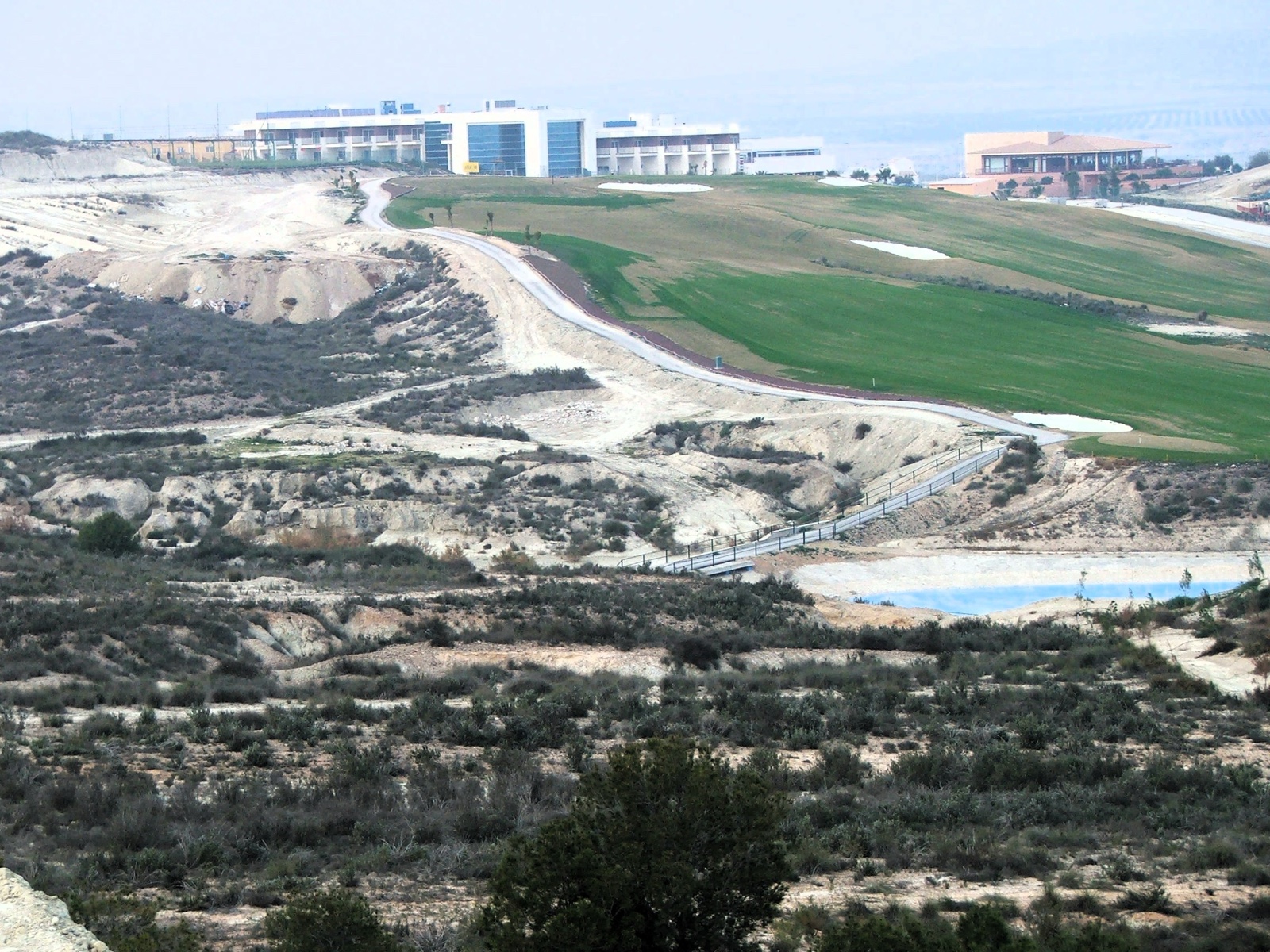 Camposol golf course under construction, 2007