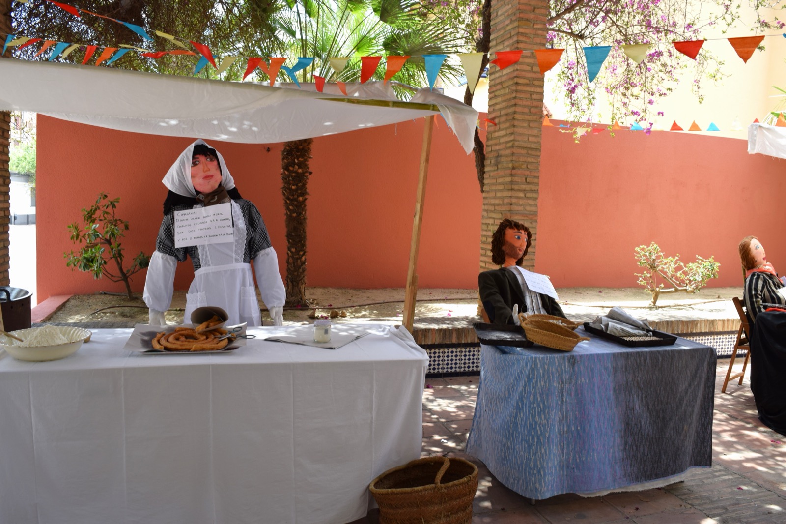 A traditional mayo tableau, Fiestas de Los Mayos, Alhama de Murcia