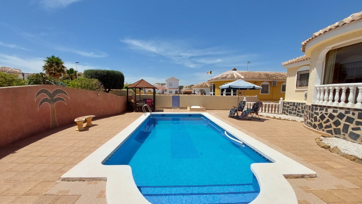 Private swimming pool at the Camposol villa