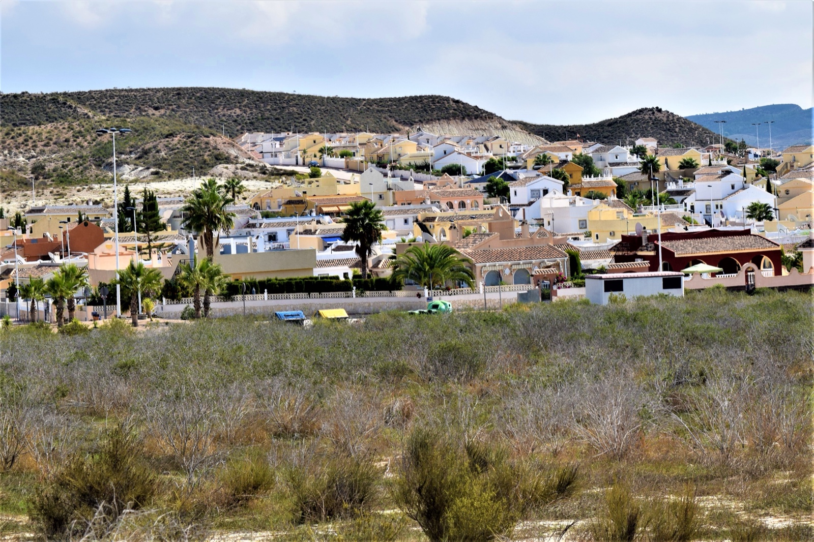 Villas on the hillside at Camposol D sector