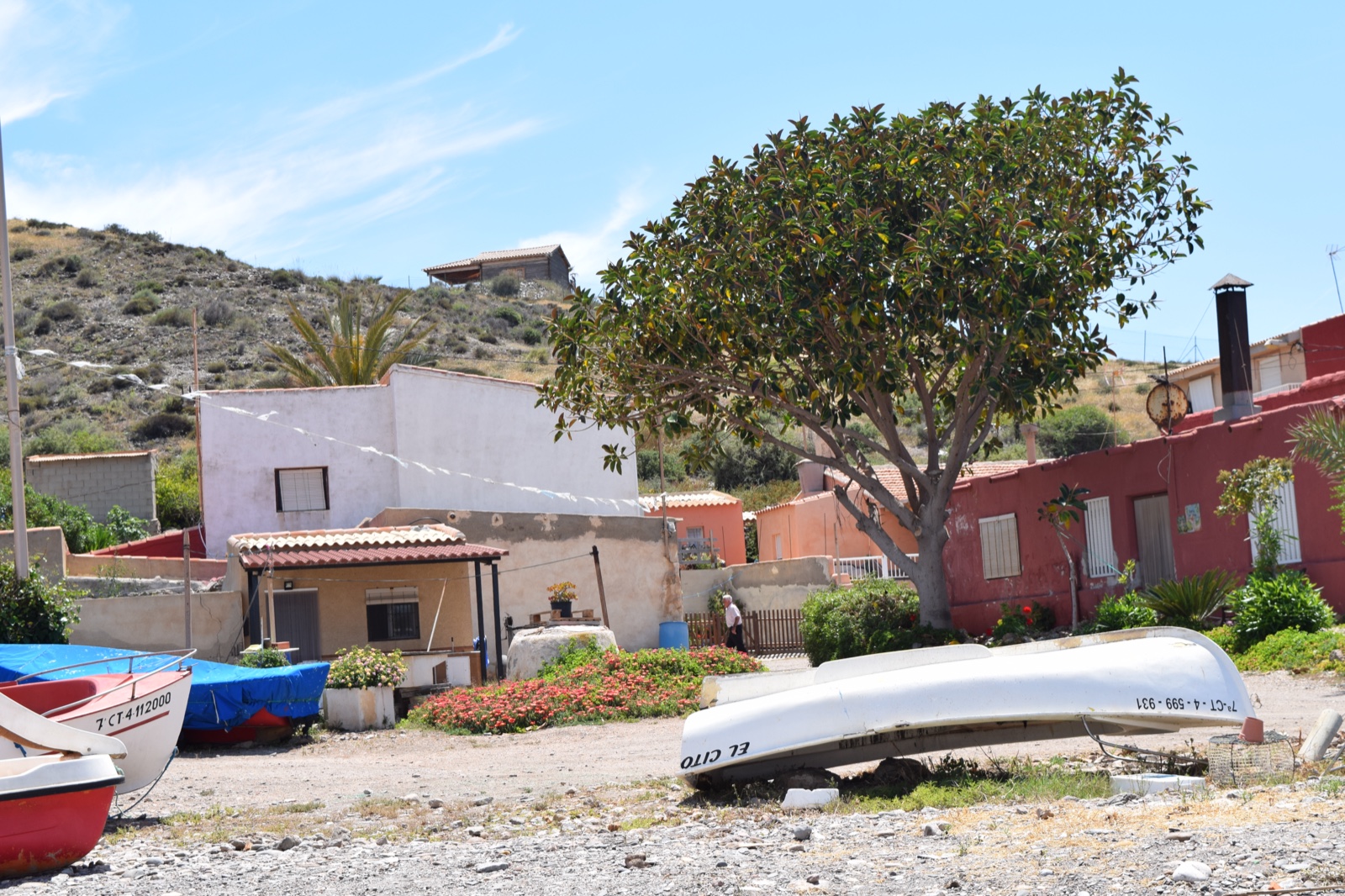 The little fishing hamlet at Puntas de Calnegre