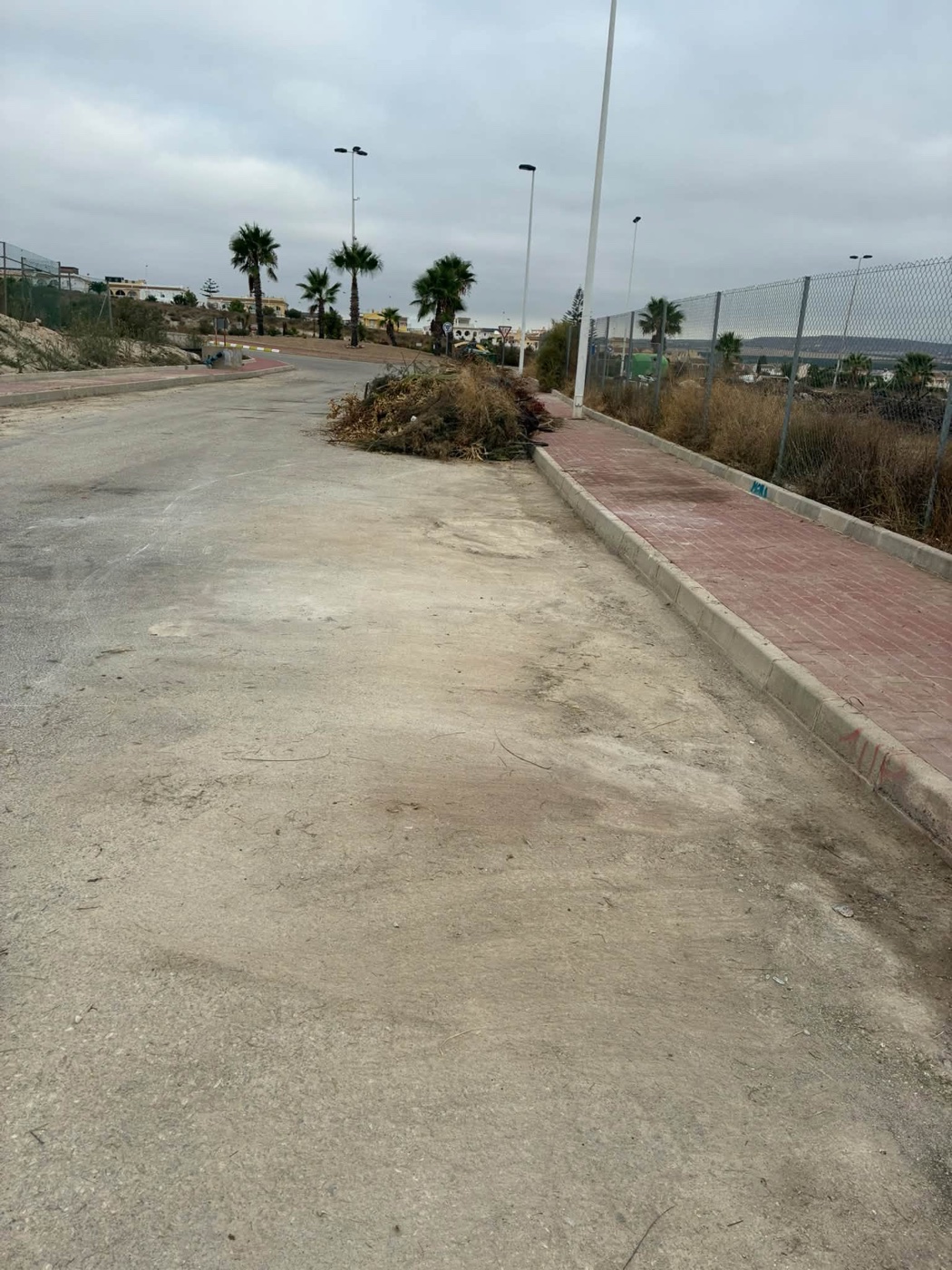 A road cleared by the Camposol Clean and Tidy Group