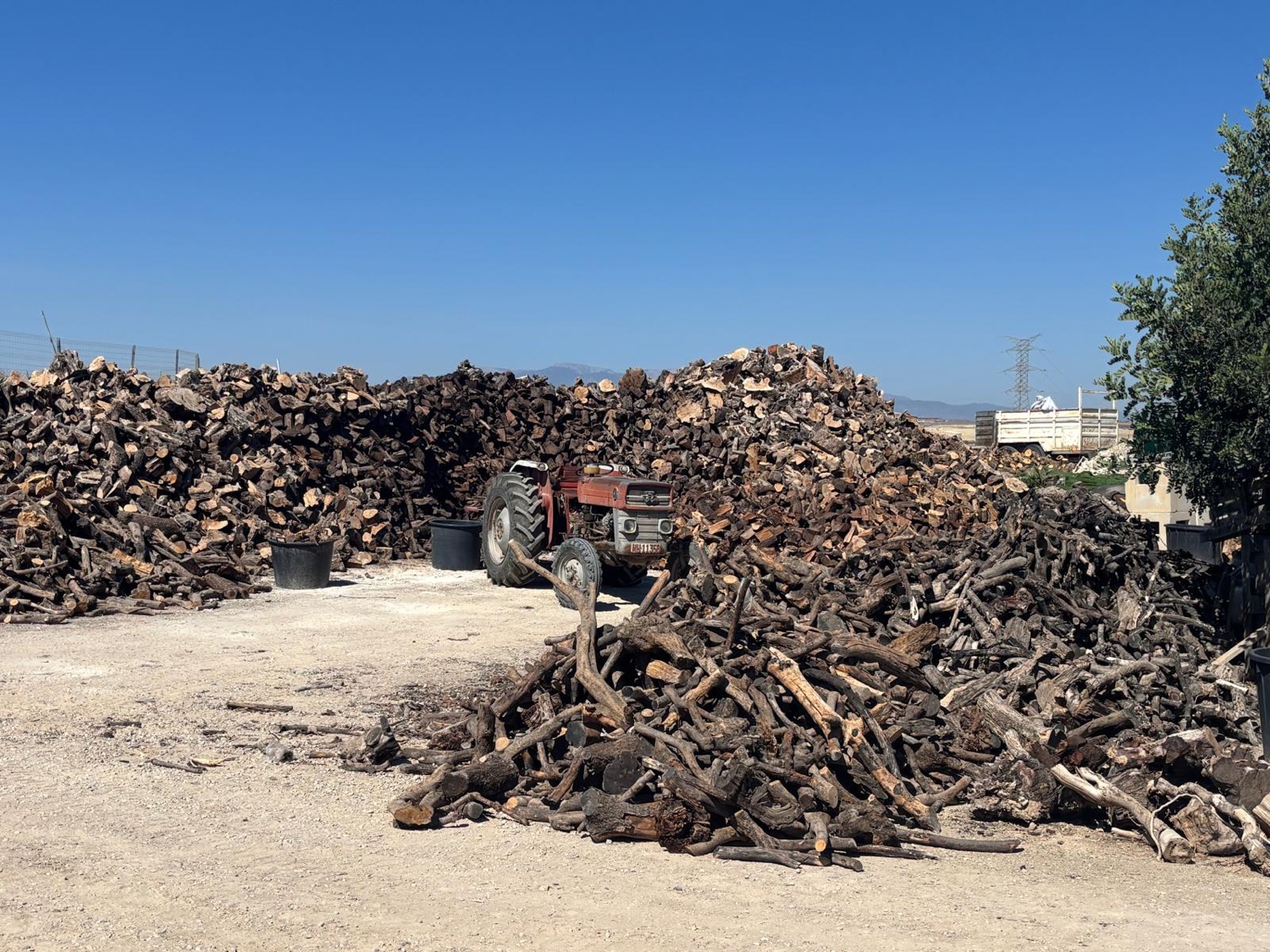 Serrano Garden Centre winter logs