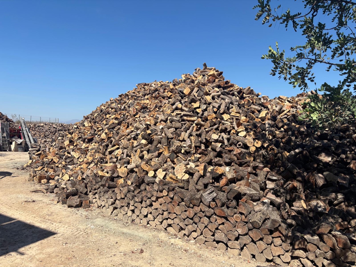 Serrano Garden Centre winter log stock